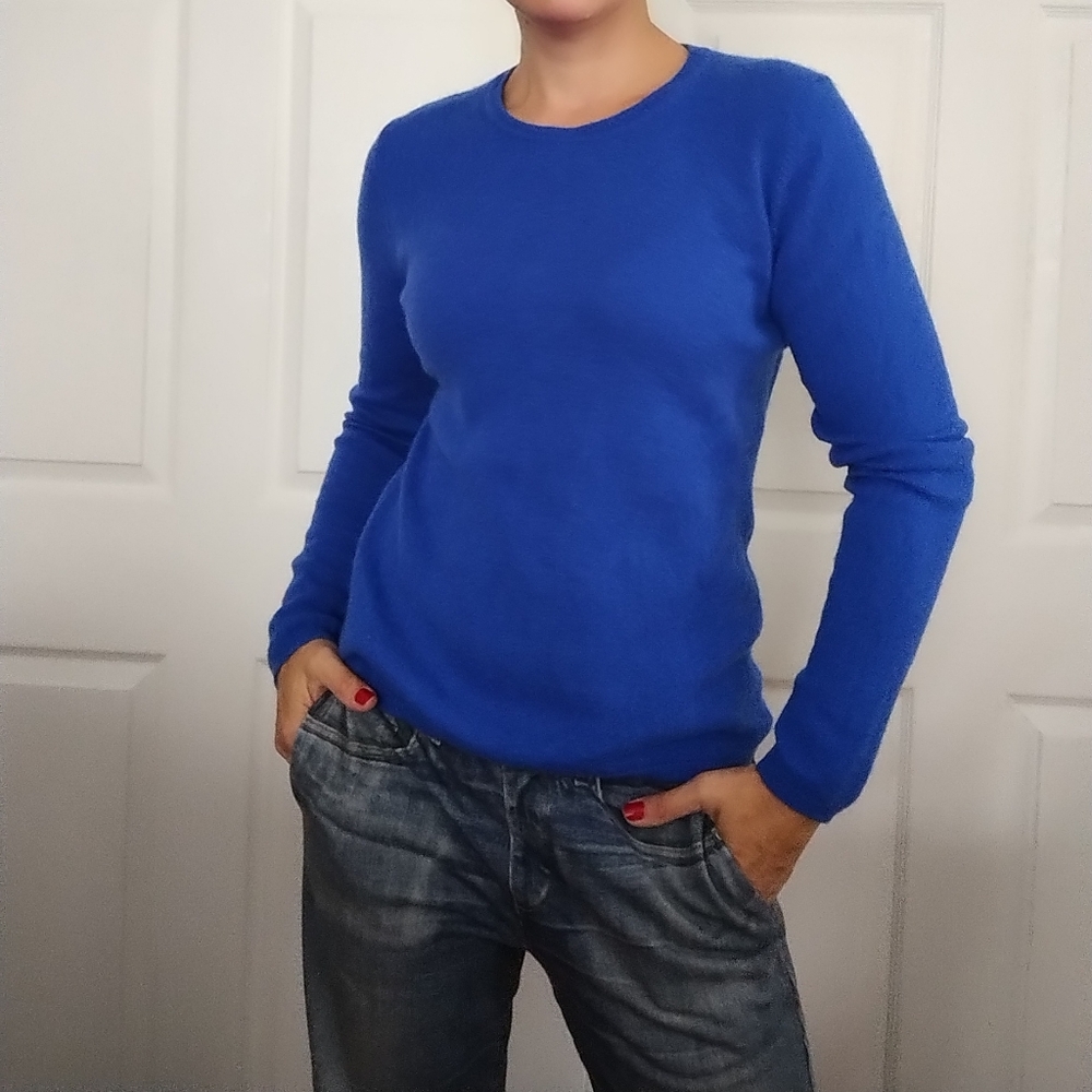 Charter Club Cashmere Blue Sweater